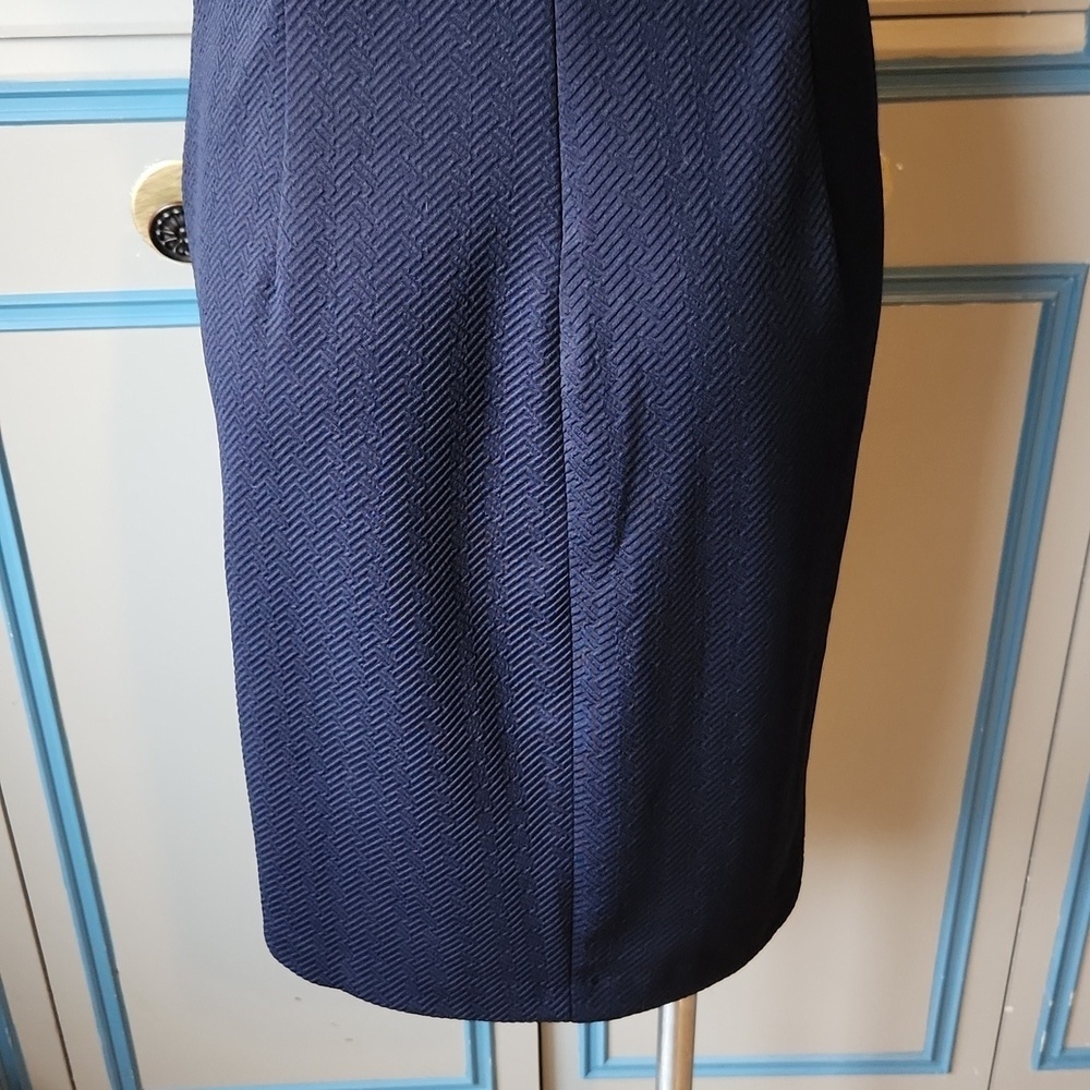 Carmen Marc Valvo Navy Dress - Picture 10 of 12